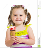 Kids Eating Ice Cream Clipart Image