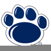 Nittany Lion Paw Clipart Image