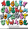 Graffiti Alphabet Clipart Image