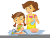 Free Clipart Doing Dishes Image
