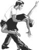 Salsa Dancers Clip Art