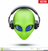 Alien Head Outline Image