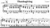 Thanksgiving Piano Music Image