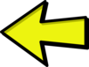 Yellow Arrow Left Clip Art