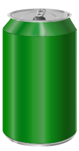 Vectorscape Green Soda Can Clip Art at Clker.com - vector clip art