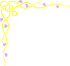 Corner Yellow Purple Clip Art