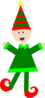 Christmas Elf  Clip Art