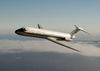 A C-9b Skytrain Ii From The Conquistadors Of Fleet Logistics Squadron Fifty Seven (vr-57) Flies Over The Pacific Ocean Image