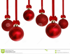 Christmas Balls Ornaments Clipart Image
