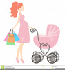 Vintage Baby Buggy Clipart Image