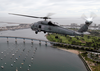 An Sh-60 Seahawk Flys Near Naval Amphibious Base Coronado Armed With An Agm-119 Image