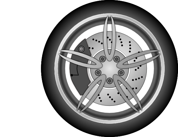Wheel 1 Clip Art at Clker com vector clip art online 