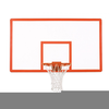 Basketball And Hoop Clipart Image