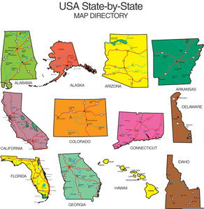 Us State Clipart Image