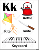 Alphabet Letter K Clipart Image