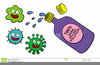 Cartoon Germs Clipart Image