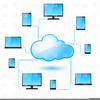 Clipart Network Cloud Computing Image