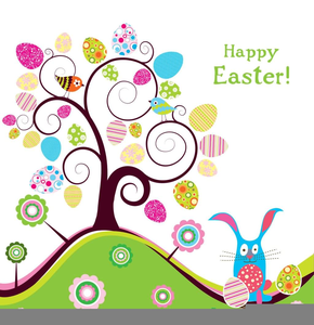 Free Easter Card Clipart Image