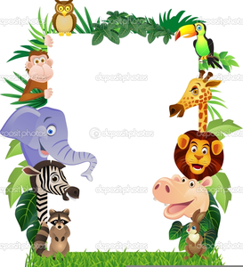 Free Cartoon Jungle Animal Clipart Image