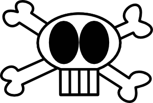 Goofy Skull Clip Art at Clker.com - vector clip art online, royalty ...