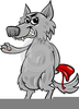 Red Riding Hood Wolf Clipart Image