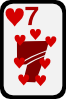 Seven Of Hearts Clip Art