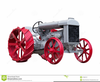 Free Antique Tractor Clipart Image