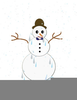 Clipart Melting Snowman Image