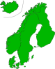 Map Of Scandinavia Clip Art