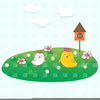 Clipart Of A Meadow Image