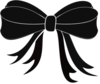 Black Bow Ribbon Clip Art