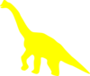 Yello Dino Clip Art