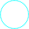 Azul Dotted Circle Clip Art