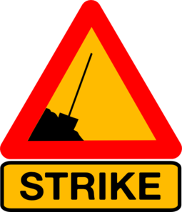 Strike Road Sign Clip Art