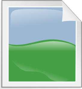 Generic Image File Icon Clip Art