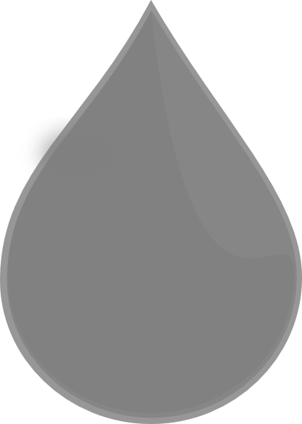 Silver Rain Drop - Vertical Clip Art at Clker.com - vector clip art