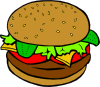 Fast Food Lunch Dinner Ff Menu Clip Art