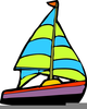 Free Cartoon Boats Clipart Image