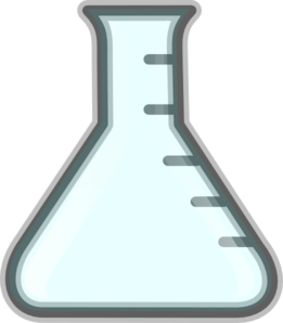 Empty Flask Clip Art
