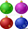 Christmas Ornament Ball Clipart Image