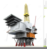 Offshore Oil Rig Clipart Image