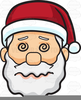 Santa Clipart Face Image