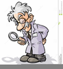 Clipart Scientist Microscope Image