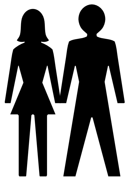 Man And Woman Icon Clip Art at Clker.com - vector clip art online