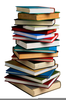Stacked Books Clipart Image
