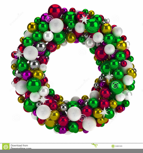 Christmas Advent Wreath Clipart Image