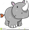 Free Clipart Rhinoceros Image