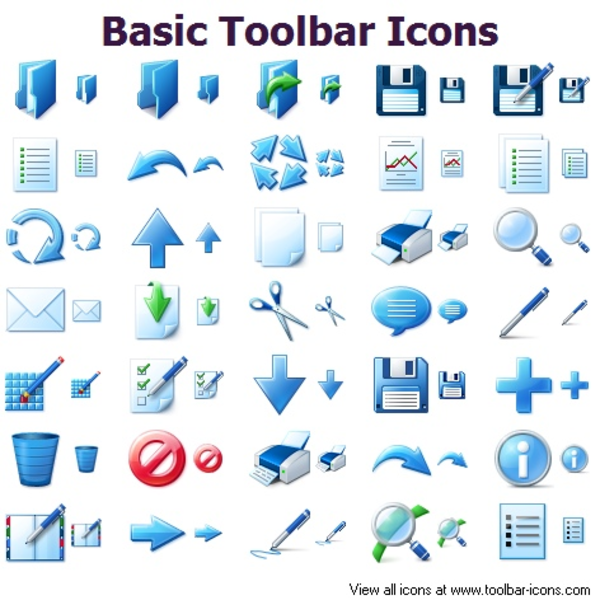 Standard Toolbar Icons