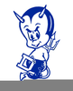 Duke Blue Devil Clipart Image