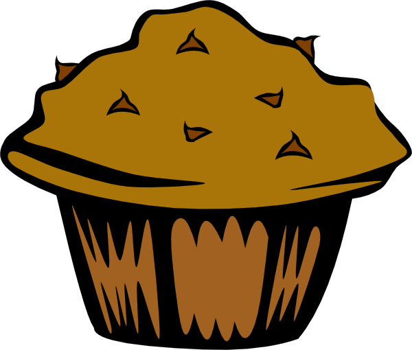 Double Chocolate Muffin Clip Art at Clker.com - vector clip art online